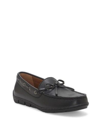 Vince Camuto Mocc Little Boys Classic Driving Slip-on Dress Shoe In Black 04