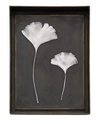 Michael Aram Ginkgo Leaf Shadow Box - Antique Nickel In Silver