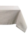 Design Imports Solid Chambray Tablecloth 60" X 120" In Natural