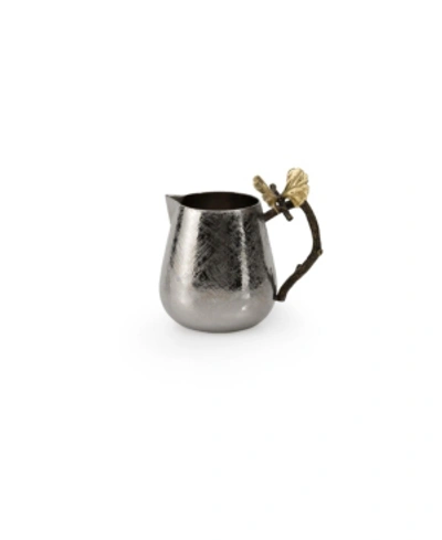 Michael Aram Butterfly Ginkgo Stainless Steel & Brass Creamer In Silver