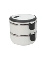 KITCHEN DETAILS 2 TIER STAINLESS STEEL INSULATED LUNCH BOX