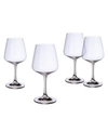Villeroy & Boch Ovid White Wine Glasses, Set Of 4 In Clear