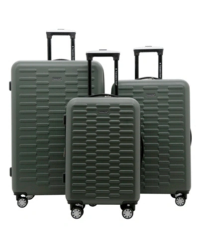 Travelers Club 3-pc. Shannon Spinner Expandable Luggage Set In Thyme