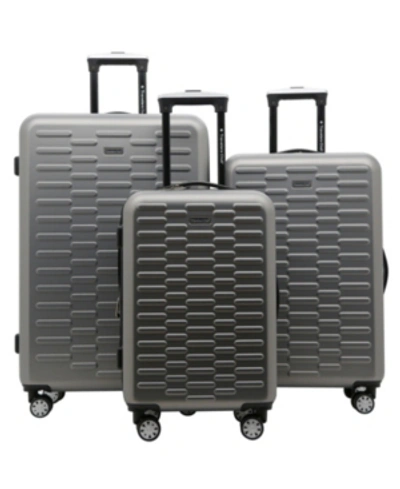 Travelers Club 3-pc. Shannon Spinner Expandable Luggage Set In Green