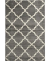 Portland Textiles Tropicana Taza Gray 8'8" X 11'10" Outdoor Area Rug In Gray
