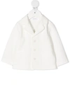 Il Gufo Button-up Single-breasted Blazer In 白色
