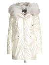 NICOLE BENISTI BELLEVILLE FUR TRIM PARKA,400011137393