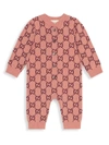 GUCCI BABY GIRL'S GG COVERALL,0400012899682