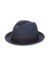 SAKS FIFTH AVENUE MEN'S COLLECTION WOOL FEDORA,0400012683893