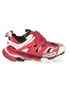 Balenciaga Track Sneakers In Fucsia Red Black