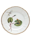 ANNA WEATHERLY WATERLILY FROG ON A LILY PAD PLATE,400011972451