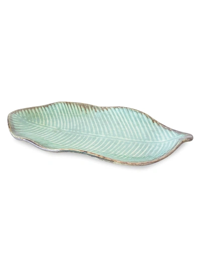 Anaya Ceramic Leaf Platter