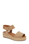 SARTO BY FRANCO SARTO OAK PLATFORM WEDGE ESPADRILLE,E9290L2