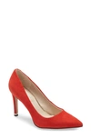Kenneth Cole New York Romi Pointed Toe Pump In Red