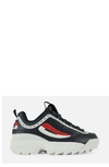 Fila Disruptor Ii Premium Sneaker In Navy/ White/ Red