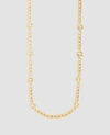 ANN TAYLOR CIRCLE LINK STATION NECKLACE,558104