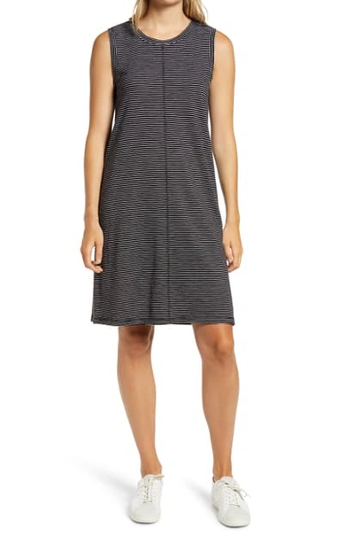 Caslonr Caslon Muscle Tank Dress In Black- White Stripe