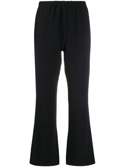 Marni Straight-leg Cropped Trousers In Black