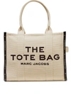Marc Jacobs Large The Jacquard Tote Bag In Sand