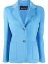 ERMANNO ERMANNO SINGLE BREASTED BLAZER COAT