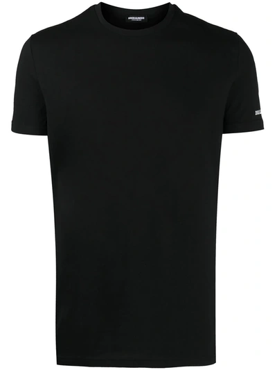 Dsquared2 Logo-print Lounge T-shirt In Black