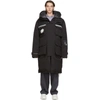 JUUN.J BLACK CANADA GOOSE EDITION DOWN RESOLUTE PARKA