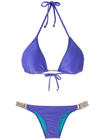 Amir Slama Senhor Do Biquíni Bikini Set In Blue