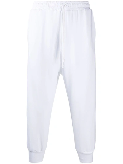 Alchemy Vertical-striped Drawstring Track Pants In White