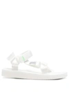 Suicoke Depa-cab Logo Patch Sandals In White