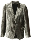 ANN DEMEULEMEESTER TAILORED VELVET BLAZER