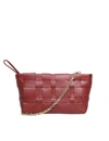 3.1 PHILLIP LIM / フィリップ リム PHILLIP LIM ODITA BAG IN BURGUNDY BRAIDED LEATHER,11625452