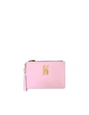 MOSCHINO POUCH WITH LOGO,11625925