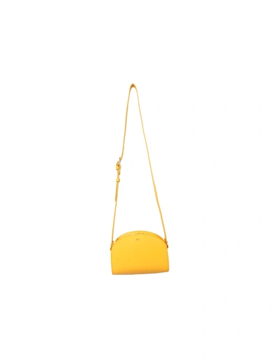 Apc A.p.c. Mini Demi Lune Bag In Yellow