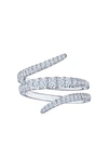 KWIAT 18KT WHITE GOLD VINE DIAMOND WRAP RING