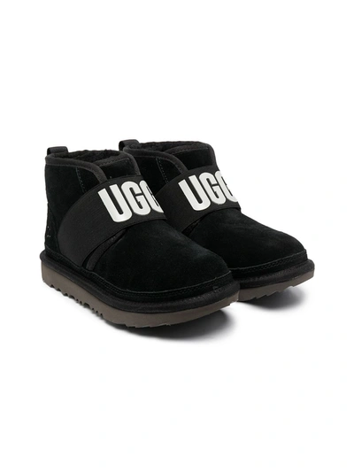 Ugg Kids' Neumel Ii Sheepskin Boots In Black