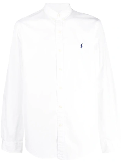 POLO RALPH LAUREN LOGO-PATCH SHIRT