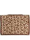 AMI AMALIA LEOPARD MERINO-KNIT PILLOWCASE