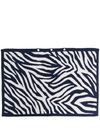 AMI AMALIA ZEBRA MERINO-KNIT PILLOWCASE