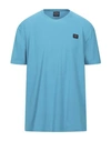 Paul & Shark T-shirts In Azure