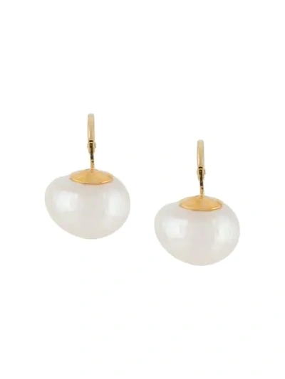 Wouters & Hendrix Freshwater Pearl Drop Earrings In Neutrals