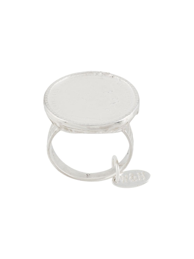Wouters & Hendrix Coin-detail Ring In Silver
