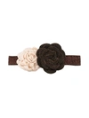 Caffe' D'orzo Teen Roses-detail Hair Band In Brown