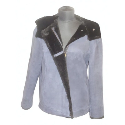 Pre-owned Isabel Marant Blue Shearling Jacket