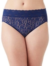 Wacoal Halo Lace High-cut Briefs In Blueprint