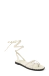 Bcbgeneration Zillo Gladiator Sandal In Pearl Leather