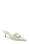 PRADA LOGO POINTED TOE MULE,1S455M 2EO3F A05599