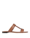 Tod's Cuoio Legg. 37b Sandalo Doppia T In Brown