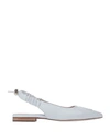 Ottod'ame Ballet Flats In White