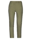 Shop Dondup Woman Pants Military Green Size 26 Lyocell, Cotton, Elastane
