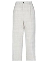 BERWICH BERWICH WOMAN PANTS IVORY SIZE 16 COTTON, POLYESTER,13528145VC 6